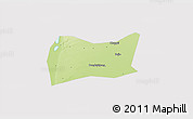 Physical 3D Map of Yongji, cropped outside