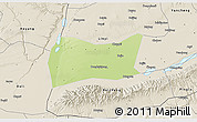 Physical 3D Map of Yongji, shaded relief outside