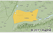 Savanna Style 3D Map of Yongji