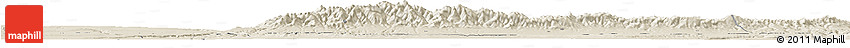 Shaded Relief Horizon Map of Yongji