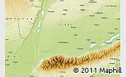 Physical Map of Yongji