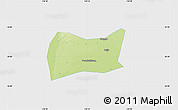 Physical Map of Yongji, single color outside