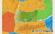 Satellite Map of Yongji, political outside
