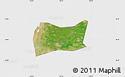 Satellite Map of Yongji, single color outside