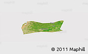 Satellite Panoramic Map of Yongji, cropped outside