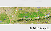 Satellite Panoramic Map of Yongji
