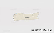 Shaded Relief Panoramic Map of Yongji, cropped outside