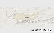 Shaded Relief Panoramic Map of Yongji, lighten