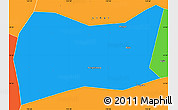 Political Simple Map of Yongji