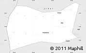 Silver Style Simple Map of Yongji