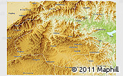 Physical 3D Map of Yu Xian