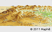 Physical Panoramic Map of Yu Xian
