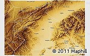 Physical 3D Map of Yuanping