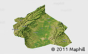 Satellite 3D Map of Yuanping, single color outside