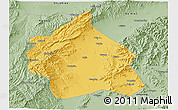 Savanna Style 3D Map of Yuanping