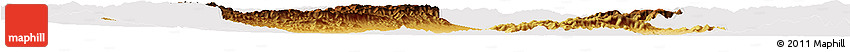 Physical Horizon Map of Yuanping, cropped outside