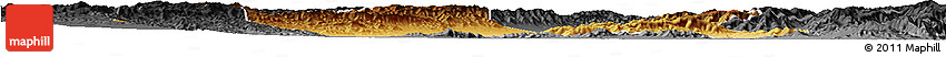 Physical Horizon Map of Yuanping, darken, desaturated