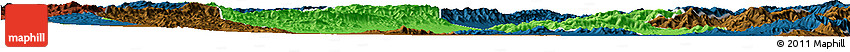 Political Horizon Map of Yuanping, darken