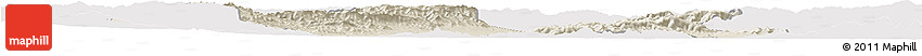 Shaded Relief Horizon Map of Yuanping, cropped outside Shaded Relief Horizon Map of Yuanping, cropped outside