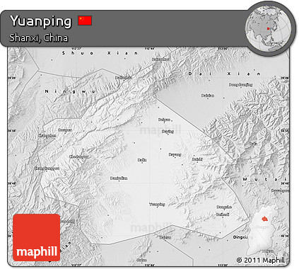 Silver Style Map of Yuanping