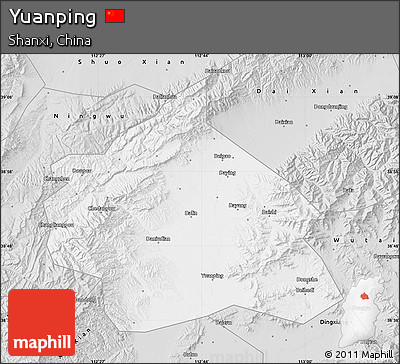 Silver Style Map of Yuanping
