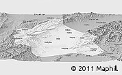 Gray Panoramic Map of Yuanping