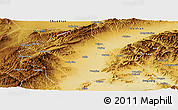 Physical Panoramic Map of Yuanping