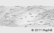 Silver Style Panoramic Map of Yuanping