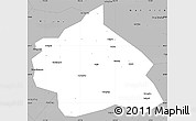 Gray Simple Map of Yuanping