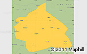 Savanna Style Simple Map of Yuanping