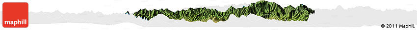 Satellite Horizon Map of Yuanqu, single color outside