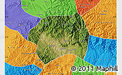 Satellite Map of Yuanqu, political outside