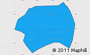 Political Simple Map of Yuanqu, cropped outside