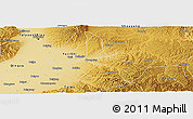 Physical Panoramic Map of Yuci