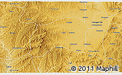 Physical 3D Map of Zhangzhi
