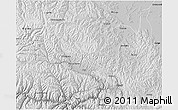 Physical 3D Map of Aba, desaturated