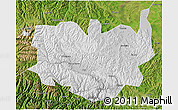 Physical 3D Map of Aba, satellite outside