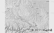 Physical 3D Map of Aba, semi-desaturated