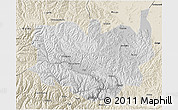 Physical 3D Map of Aba, shaded relief outside