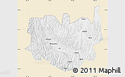 Classic Style Map of Aba, single color outside