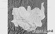 Physical Map of Aba, darken