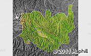 Satellite Map of Aba, desaturated