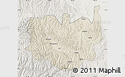 Shaded Relief Map of Aba, lighten
