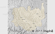 Shaded Relief Map of Aba, physical outside