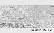 Physical Panoramic Map of Aba, semi-desaturated