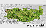 Satellite Panoramic Map of Aba, physical outside