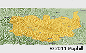 Savanna Style Panoramic Map of Aba