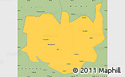 Savanna Style Simple Map of Aba
