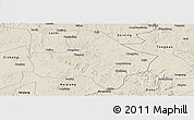 Shaded Relief Panoramic Map of Anyue