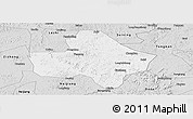 Silver Style Panoramic Map of Anyue